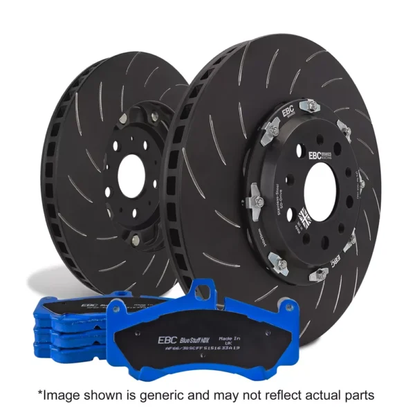 P2DK003B Kit de Travagem EBC FORD Focus Mk3 RS SG Racing + Bluestuff NDX Dianteiro