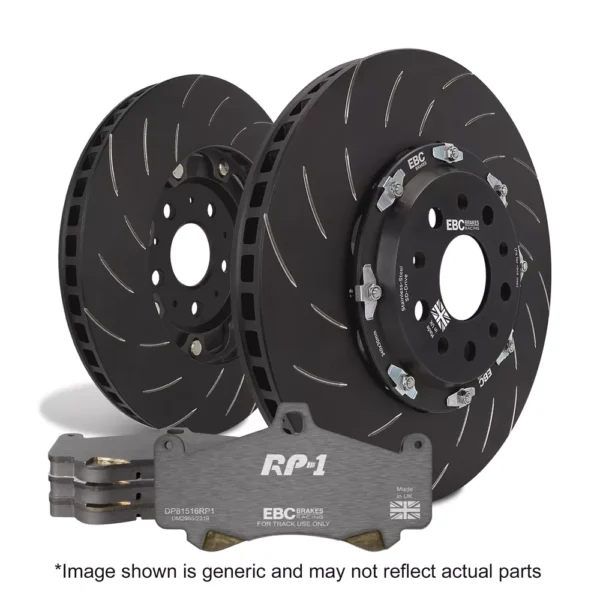 P2DK004RP1 Kit de Travagem EBC MITSUBISHI Lancer Evo 10 SG Racing + RP-1 Dianteiro
