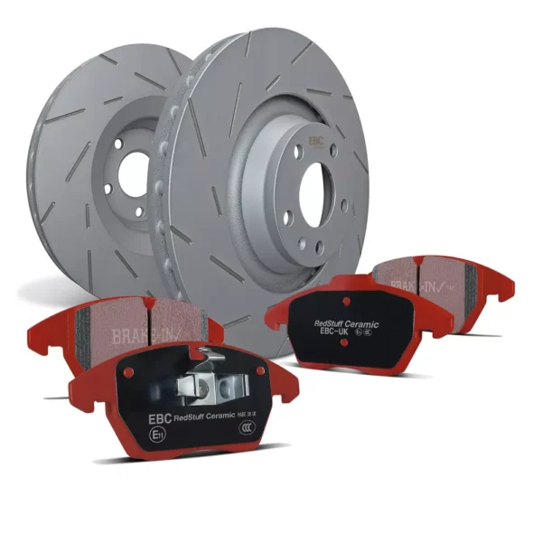 PD07KF001 Kit de Travagem EBC ALFA ROMEO 147 / 156 / GTV USR + Redstuff Dianteiro